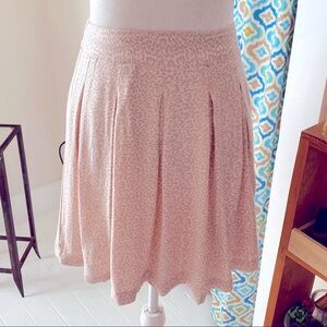 NEW without TAGS Animal print pleated mini skirt (size S)